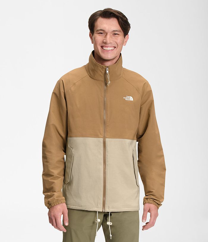 Chaqueta Softshell The North Face Hombre Kaki Class V Full Zip 12975DZXG